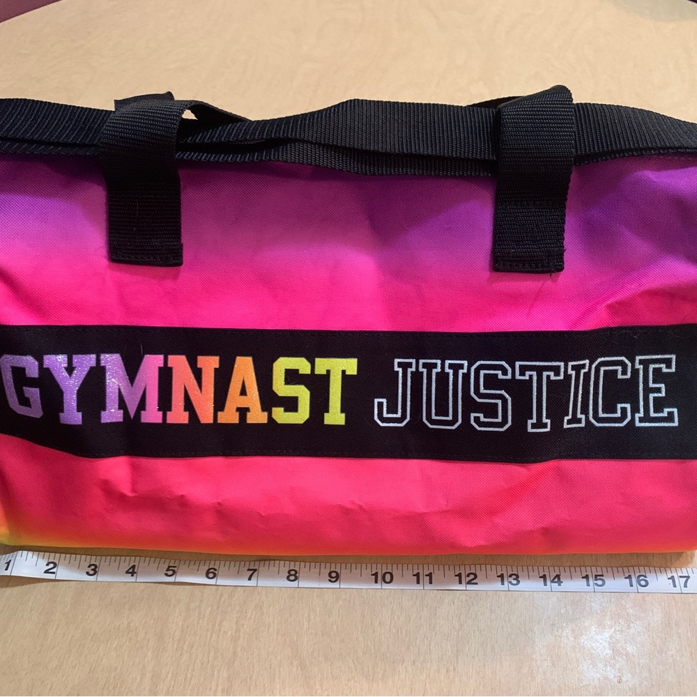Justice “Gymnastics” gym bag